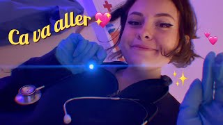 Tu es tombé, l'infirmière fait un check up pour vérifier que tout va bien | ASMR chuchoté screenshot 2