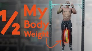 I UNLOCKED 50% Bodyweight Weighted Pull Up