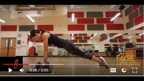 Push Up Plank Rows - Fayre Fitness