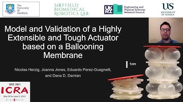 Model and Validation of a Highly Extensible and Tough Actuator based on a Ballooning Membrane.