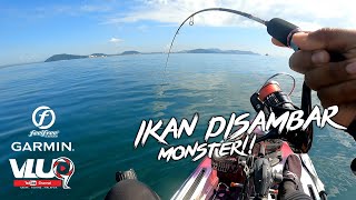 Ikan DISAMBAR Monster di PERTENGAHAN AIR - #VLUQ403