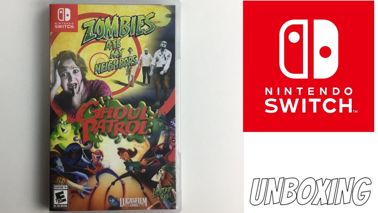 Limited Run Zombies Ate My Neighbors Ghoul Patrol Nintendo Switch Best Buy  Cover