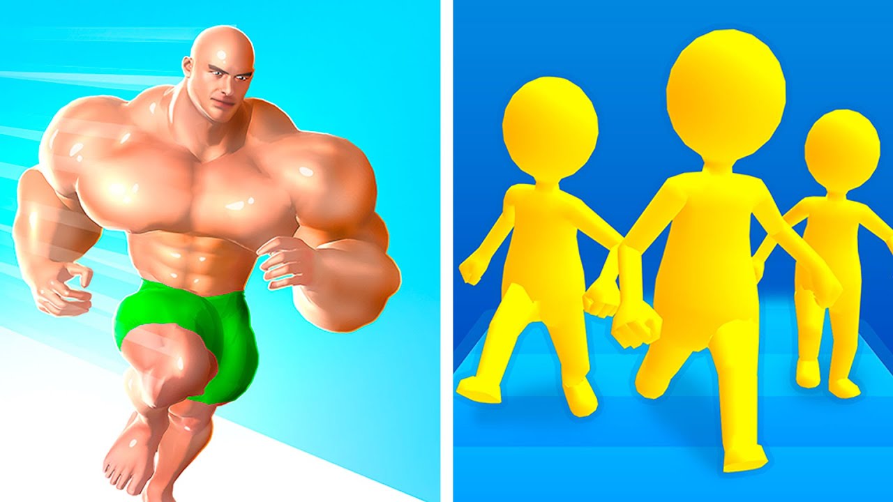 Muscle Rush vs Join Clash 3D☀️🌤️🌞🌝Walkthrough Max Gameplay MR4658