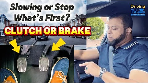 Brake First or Clutch First When Slowing or Stopping a Manual Car?
