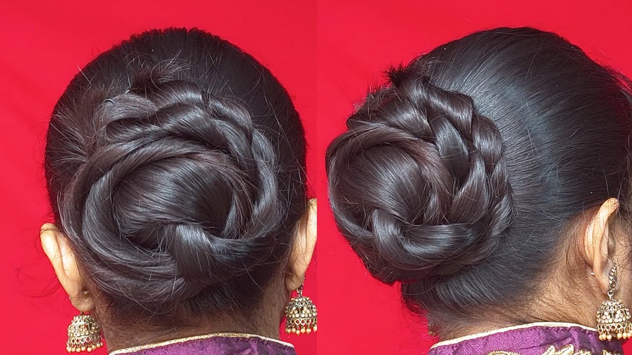 Simple And Stylish hair Bun ।। Perfect juda
