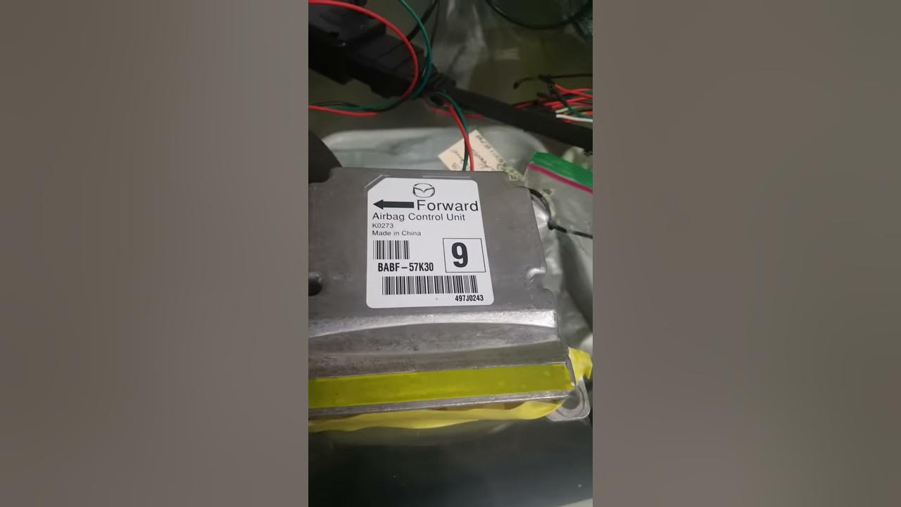 2018 Mazda 3 AIRBAG light srs CRASH RESET BABF57K30 windsor ontario