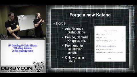 4 3 5 JP Dunning & Chris Silvers Wielding Katana  A live security suite