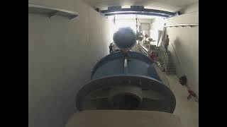 Kaplan turbine installing operations