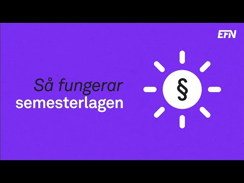 Video: Nya regler för schemaläggning av semester 2020