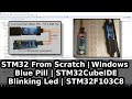 STM32 From Scratch | Windows | Tutorial | Blue Pill | STM32CubeIDE | Blinking Led | STM32F103C8