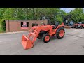 KUBOTA L3200 LOADER TRACTOR WALKAROUND