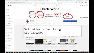 Verifying the sys password || OS Authentication Vs Password Authentication || sysdba password file