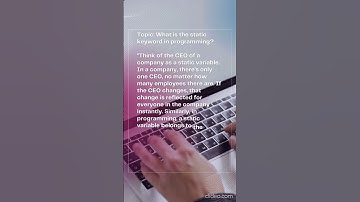 java static keyword use in real life #java #tech #coding #programming #information #computer