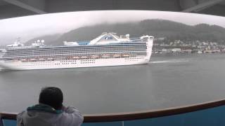 20150727 Day 7 Ketchikan Bye bye Sister Ship