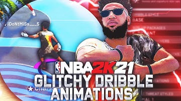 NEW GLITCHY DRIBBLE MOVES ON NBA 2K21 UNGUARDABLE! BEST SIGNATURE STYLES & BADGES SETUP NBA 2K21