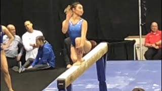 Katelyn Ohashi (UCLA) Balance Beam 2019 NCAA Championships Warm Up