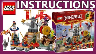 Lego Instructions Tournament Battle Arena 71818 Lego Ninjago 2024