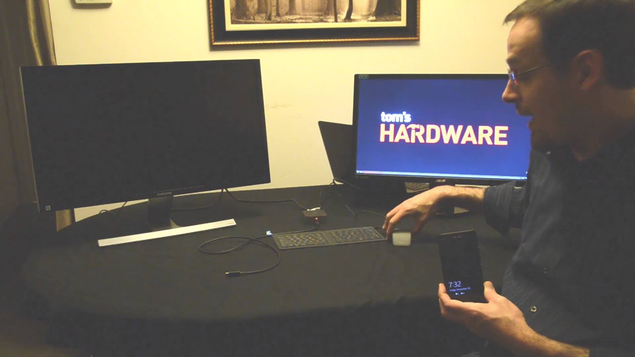 Microsoft Continuum Display Dock, And Lumia 950, Hands On