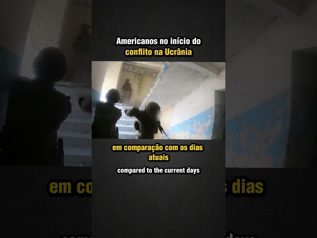 Combatentes dos EUA no início do conflito na Ucrânia