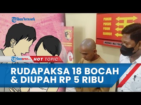 Pria di Palembang Rudapaksa 18 Anak Di Bawah Umur, Korban Diberi Upah Rp 5 Ribu Usai Berhubungan