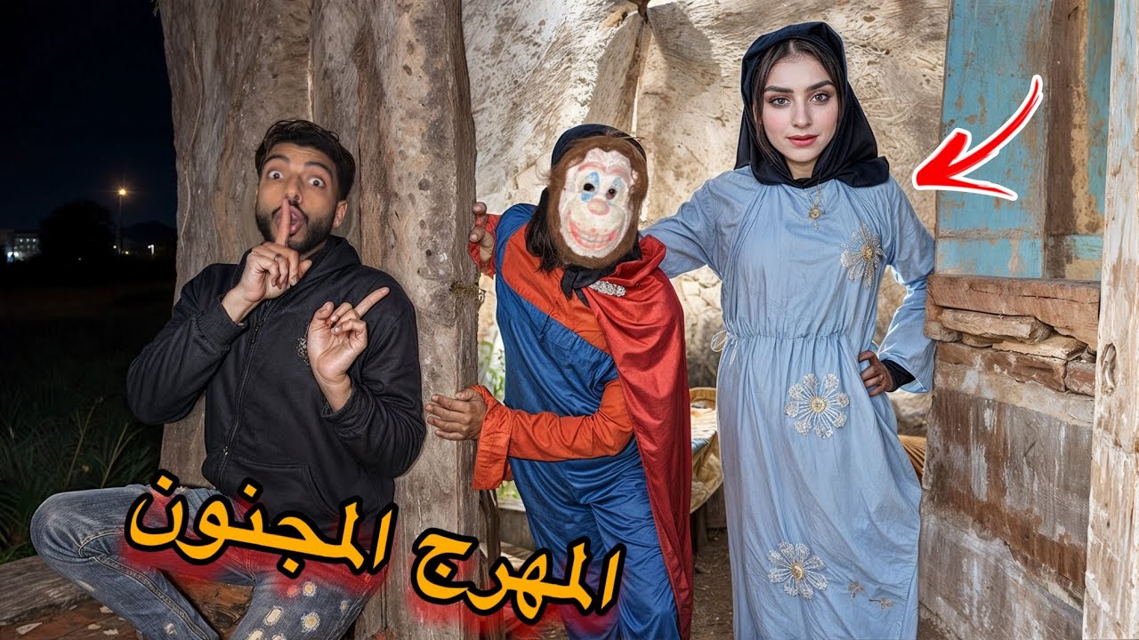 المهرج المجنون جاب بنات البيت بليل (قفشنا متلبس)؟!😱
