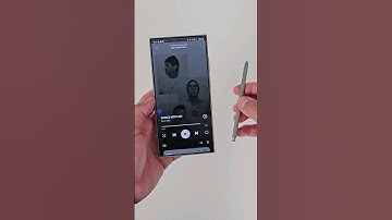 HOW TO control MUSIC with the S Pen! #samsungtips #spen #samsung #s24ultra #shorts