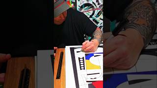Linear Visions / The Geometric Pulse​ #art #shorts #sharpieart