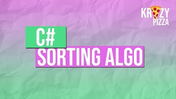 [C#] HOW TO SORT A NUMBER
