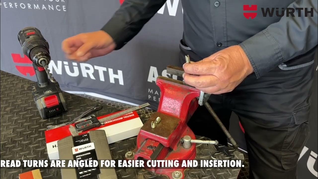 Würth Self Tapping Thread Insert YouTube
