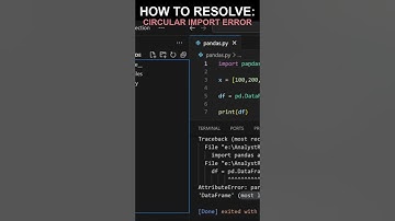 Solving - Circular Import Error #analystrising #python #codingtutorial