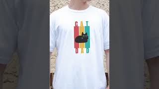 Retro Cat Dad Shirt Perfect Gift For Dad🐱🛒 @happycatopia.com #fathersday #catlover Profile