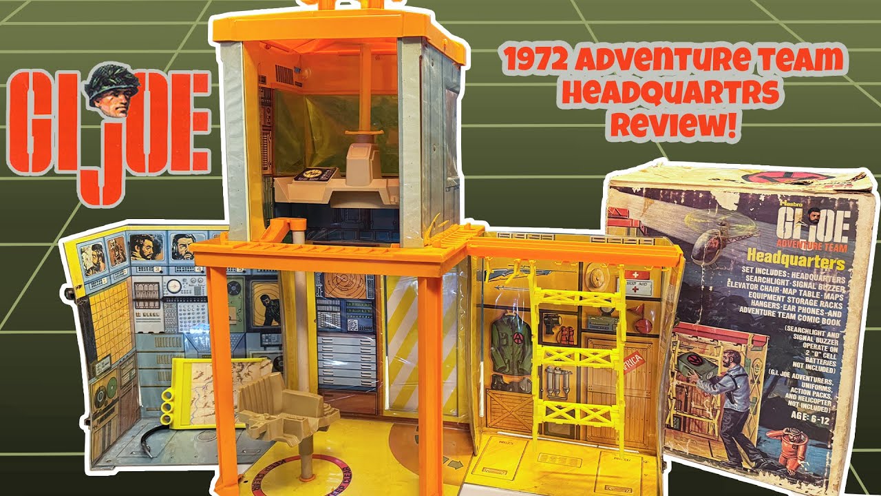 1972 GI JOE Adventure Team Headquarters Review!!! - YouTube