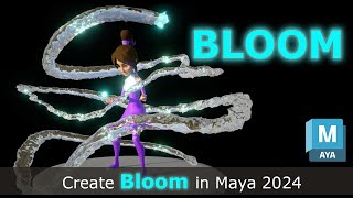Create Stunning Bloom Renders in Maya 2024 | Bloom, Vignette & Fog Effects Tutorial