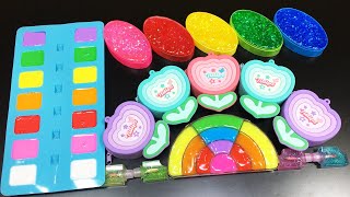 Relax Learning Colors And Spell Letters With Rainbow Slime!!! Mixing All My Slime 2256