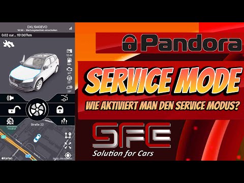Pandora Alarmsysteme - Wie aktivere ich den Service Mode?