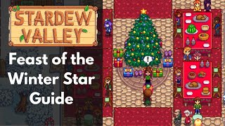 The Stardew Feast of the Winter Star Guide