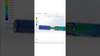 Simulation of Fluid Flow through a Venturimeter | SolidWorks