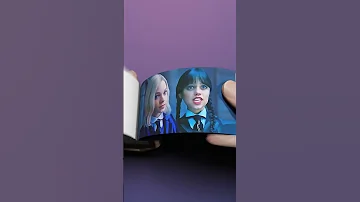 Wednesday Enid Singing Cupid FlipBook Wednesday Flipbook Shorts 