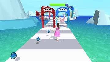 Girl Runner 3D All Levels Gameplay Walkthrough Android iOS Max Level 1 - 5