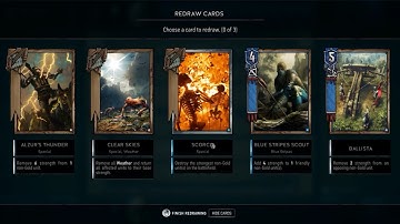 Gwent Closed Beta : A taste of the game