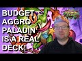 Budget Aggro Paladin deck guide and gameplay (Hearthstone Darkmoon Races)