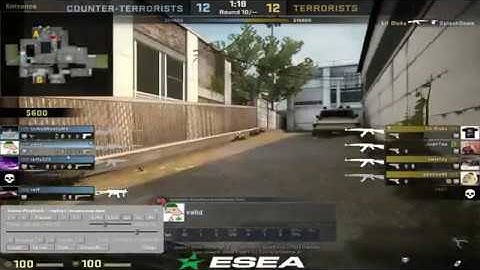 Insane Awp Retake Ace in ESEA Pug