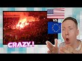 German reacts to Basketball Atmosphere USA vs. EUROPE | Reaction