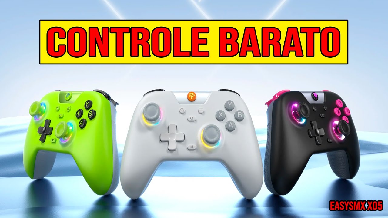 EasySMX X05 O Melhor controle Custo Beneficio com HALL EFFECT - YouTube