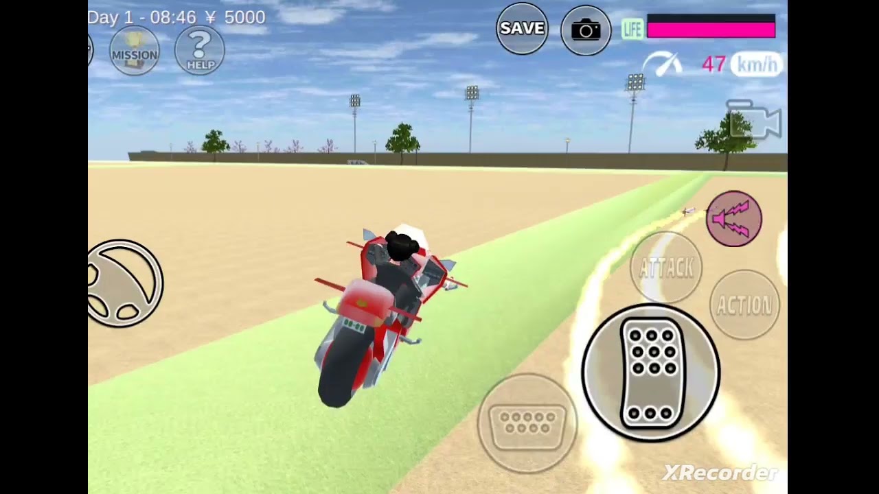 سوارشدن متور و با مردا جنگیدن