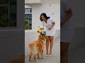 Beautiful girl with dog