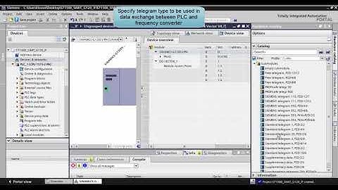 S7-1500: How to create project for frequency converter (G120) contorl by TIA Portal