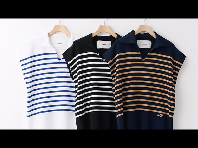 ADAWAS / Striped Cotton Sailor Top - YouTube