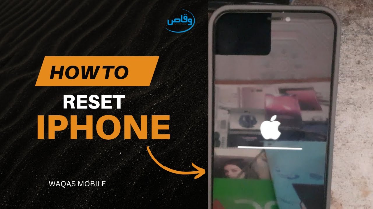 How to factory reset iPhone without pc from setting by waqas mobile