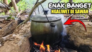 Ngaliwet di Pinggir Sawah Perantau Pasti Pengen Pulang